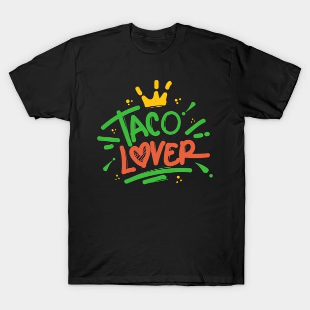 Taco Lover T-Shirt by Dynamic Design